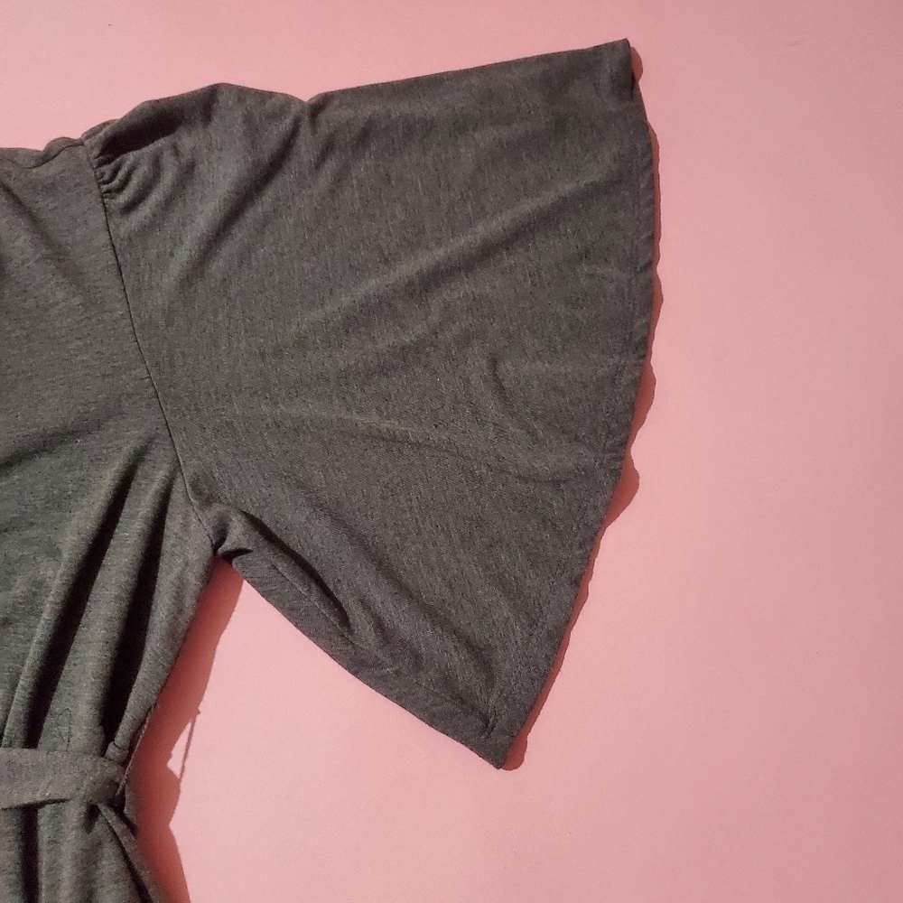 ICE Totally 2000s Y2K Vintage Statement Tie Belt Knit Dress Rhinestones Beads - Picture 4 of 6